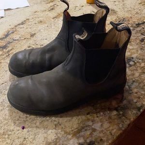 Blundstone leather black boots size 8